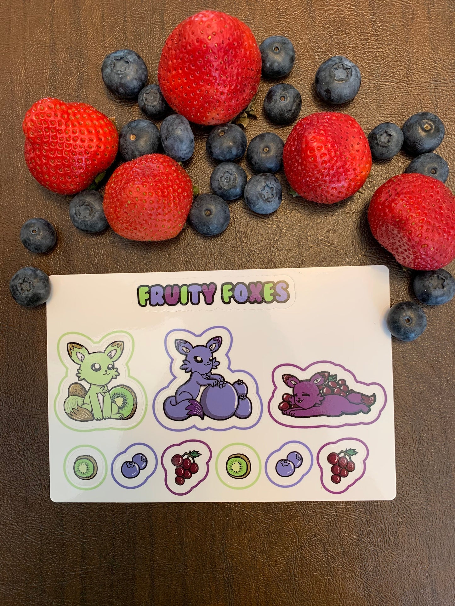 Fruity Foxes Sheet Set 2